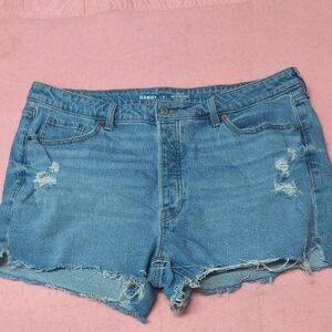 Old Navy Women's Distressed Blue Jean Shorts